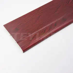 15cm không thấm nước Gỗ Sồi Kết cấu bề mặt sàn Vinyl PVC Ốp chân tường Hội Đồng Quản Trị Phụ kiện sàn