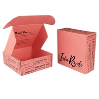Conception de mode populaire personnalisé masque facial cosmétique écologique boîtes postales d'expédition boîtes de télescope en carton ondulé