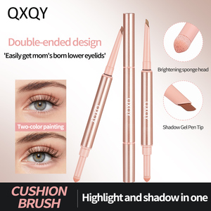 Wholesale Matte <b>Eyeshadow</b> Stick with Brush Private Label Custom Bulk Thin Eye Highlighter Pen Makeup Color <b>Eyeshadow</b> Pencil - Product Image 5