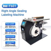 Machine d'étiquetage d'angle F601 avec détection par fibre optique pour boîtes à joint d'angle de précision, étiquettes en papier couché, électronique et jouets