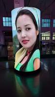 Panneau d'affichage LED flexible haute résolution pour visualisation 3D dynamique Panneau d'écran LED flexible