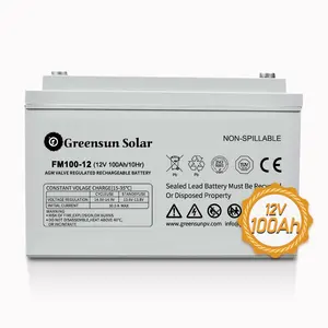 Lead-acid Battery 24v 12V 100AH 150AH 200AH AGM Rechargeable Batteries For Solar Power System