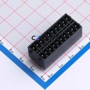 DB2EVHBG-3.5-2*10P-BK Plug-in Terminal Block Through hole,P=3.5mm Board-to-Board / Socket - Closed Snap Fixing 2x10P 3.5mm - Product Image 1