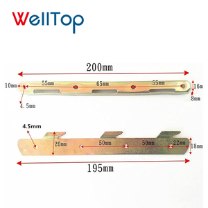 WELLTOP, recién llegados, accesorios para muebles, Hardware, conector angular, abrazadera de hebilla de cama de Metal para placas de bloqueo fijo - Product Image 2