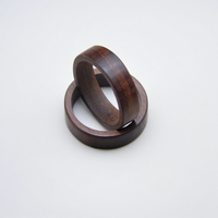 Bague personnalisée en bois de santal noir, Bracelet Empress en bois de santal vert, Bague en bois de santal violet 'Chicken Blood Vine'
