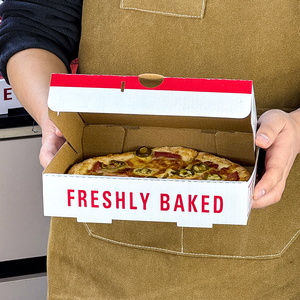 Scatole per Pizza e Sushi Personalizzate in Cartone Ondulato Ecologico Biodegradabile con Chiusura Magnetica e Logo Personalizzato - Product Image 3