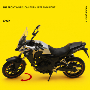 Modèle <span class=keywords><strong>miniature</strong></span> <span class=keywords><strong>de</strong></span> <span class=keywords><strong>voiture</strong></span> <span class=keywords><strong>de</strong></span> type CB400X Adventure ADV en alliage <span class=keywords><strong>de</strong></span> zinc, avec portes et roues ouvrables, cadeau unisexe - Product Image 3