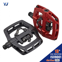 Accessoires de pédale de vélo de montagne en acier inoxydable usiné CNC et aluminium anodisé, pièces de cyclisme légères, fabricant OEM