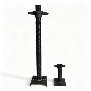 Accessoires de coffrage pour échafaudage Ringlock : Supports réglables solides avec base à vis creuse pour le support de coffrage de construction - Product Image 2