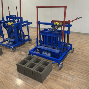 Machine manuelle non motorisée à prix d'usine pour la fabrication de petites briques en béton, briques creuses et briques de pavage autobloquantes - Product Image 3