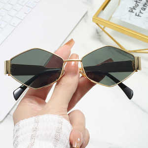 Nouvelles lunettes de soleil de créateur personnalisées 2024, montures métalliques, pour femmes et hommes - Product Image 1