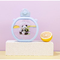 Bouteille d'eau à paille anti-fuite OEM ODM mignonne, écologique, sans BPA, pour enfants, camping en plein air, qualité alimentaire