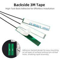 Antenne PCB double bande 2,4G/5,8G à gain élevé OEM/ODM 15dBi LoRa LPWAN avec ruban adhésif 3M et connecteur pour routeur IoT et appareil intelligent