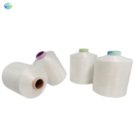 Filament de polyester recyclé à 100% de qualité professionnelle, DTY 75D/72F, semi-mat, grade AA, certifié OEKO, prix bas, Chine