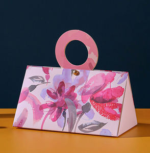 Dossiers cadeaux en papier pour nourriture et bonbons portables pour Noël, mariage, <span class=keywords><strong>anniversaire</strong></span>, fête prénatale, matériaux recyclés, impression en relief, cadeaux de fête - Product Image 5