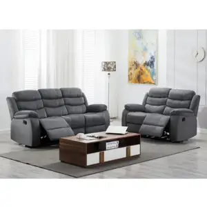 Sofá reclinável elétrico de couro para sala de estar, conjunto de sofá reclinável com 6 assentos, 7 assentos e 8 assentos