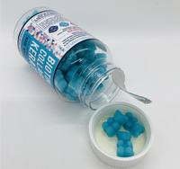 Gummies multivitaminées végétariennes naturelles OEM pour la croissance des cheveux, l'éclaircissement de la peau, complément beauté, collagène, glutathion, faible teneur en sucre