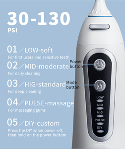 Tragbarer 300ML USB-Aufladbarer Elektrischer Wasserflosser Munddusche Zahnreiniger mit Wasserdichtem Kunststoffgehäuse - Product Image 3