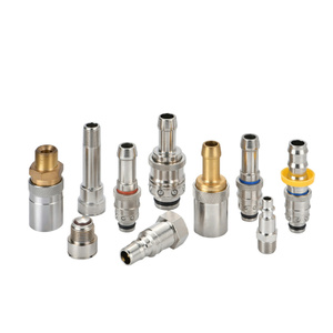 Nhà Máy Giá Pháp Tiêu Chuẩn Hex Hexagon Nam Chủ Đề Đầu Khuôn Khớp Nối Nhanh Chóng Nickel Brass Ổ Cắm Thẳng - Product Image 4