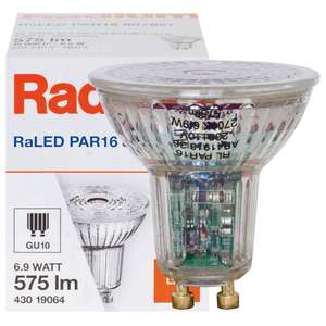 Foco LED RADIUM PAR16 GU10 6.9W 2700K 36 Grados, Iluminación Interior, Cuerpo de Vidrio, 575lm, 25000 Horas, 3 Años de Garantía - Product Image 1