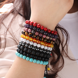 Perline rotonde MOQ basse <span class=keywords><strong>occhi</strong></span> azzurri <span class=keywords><strong>occhi</strong></span> diabolici corda rossa Bule bracciale regolabile intrecciato a mano nero braccialetto all'ingrosso - Product Image 6