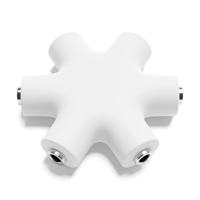 Répartiteur audio portable en forme d'étoile 3,5 mm 5 voies, passif, pour synthétiseur modulaire Eurorack et partage de casque