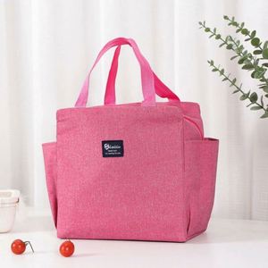 Sac à déjeuner léger en néoprène 300D avec double poche, isolation imperméable, fermeture éclair, motif floral, sac fourre-tout, article transfrontalier très populaire - Product Image 3