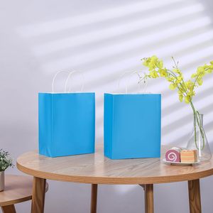 Bolsas de Papel Kraft Marrón Biodegradables y Reciclables Ecológicas Personalizadas con Asas Planas para Envasado de Comida Rápida en Restaurantes, Bolsas para Hamburguesas - Product Image 2