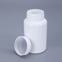 200 ml HDPE Beyaz Plastik İlaç Şişesi, İlaç ve Haplar için Gıda Sınıfı Tablet Kabı, Vidalı Kapaklı
