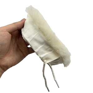 Tampon de coupe en laine OEM personnalisé de sortie d'usine boule de capot de polissage de 5 pouces pour le vernis de carrosserie personnalisable - Product Image 4