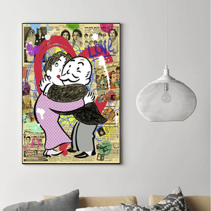 Alec Monopoly The New Street LOVE Series immagine da parete divertente per ufficio soggiorno decorazioni per la casa - Product Image 2