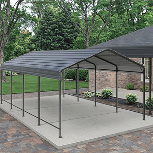 Abri de voiture extérieur personnalisable pour camping-car avec bois traité thermiquement, toit en métal imperméable, auvent de camping-car, couverture en tissu PVC, cadre en plastique acier - Product Image 3