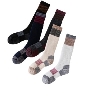 Merino Wool <b>Knee</b> <b>High</b> <b>Socks</b> Men's Winter Warm Outdoor Sports <b>Socks</b> Size 40-45 Black Navy Blue Dark Gray White Khaki - Product Image 5