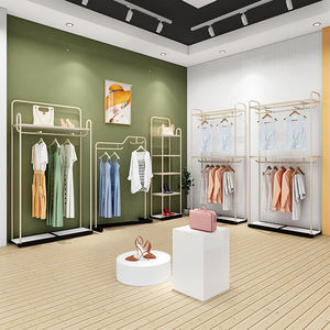 Espositore per <span class=keywords><strong>Abbigliamento</strong></span> Nero Opaco <span class=keywords><strong>di</strong></span> Lusso per <span class=keywords><strong>Negozi</strong></span> <span class=keywords><strong>di</strong></span> <span class=keywords><strong>Abbigliamento</strong></span> <span class=keywords><strong>Femminile</strong></span> - Product Image 3