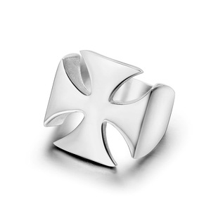 Fashionable Cross Shaped <b>Ring</b> SA561 Women's Jewelry Gift <b>Plain</b> Design - Product Image 1