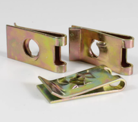 Factory Metal Stamping Services Custom Spring U Nuts Clip Fasteners Zinc Plating Steel U Clips Speed Nuts