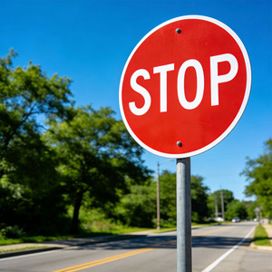 Señalización <span class=keywords><strong>de</strong></span> Tráfico Reflectante Roja y Blanca <span class=keywords><strong>de</strong></span> Gran Tamaño, Duradera, Excelente Resistencia a <span class=keywords><strong>la</strong></span> Intemperie, Impresión UV en Aluminio, Certificación CE - Product Image 3