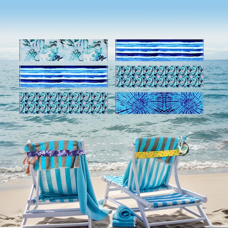 Fasce elastiche per asciugamani per sedie a sdraio da crociera clip per spalline da salotto accessori elastici da spiaggia antivento
