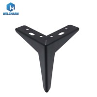 Pieds de canapé et de table en fer modernes, couleur personnalisée, accessoires de meubles pour salon, hôtel, appartement