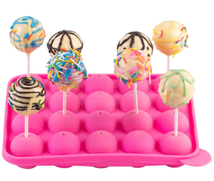 20 fori stampi in Silicone <span class=keywords><strong>per</strong></span> palline di cioccolato Candy Maker strumento di cottura fai da te stampo <span class=keywords><strong>per</strong></span> lecca-lecca in Silicone - Product Image 1