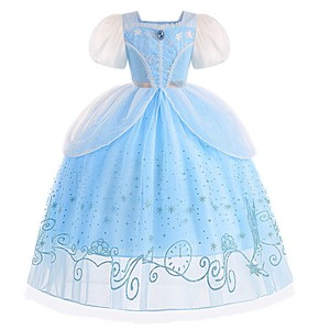 <span class=keywords><strong>Disfraz</strong></span> de Princesa de <span class=keywords><strong>Cenicienta</strong></span> para Niñas, Vestido de Fiesta de Cumpleaños de Halloween para Niñas - Product Image 5