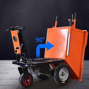 Camión Volquete Eléctrico de Tres Ruedas, Chasis de Acero Amarillo, Motor de 800W, Diseño Compacto, Carro de Carga Industrial - Product Image 4