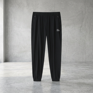 Pantalon court décontracté ERKE pour femme 12225202121-002 Noir Taille mi-haute Fermeture élastique Laine Antibactérien Fraîcheur Culottes Toutes tailles - Product Image 3