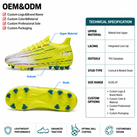 Chaussures de football unisexes professionnelles, chaussures de foot pour l'entraînement, les matchs et les compétitions, crampons de football de haute qualité, vente en gros