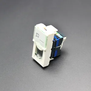 फ्रेंच प्रकार ftp rj45 x 45 मिमी आकार cat6 8p8c stp घूर्णन मॉड्यूल कीस्टोन जैक