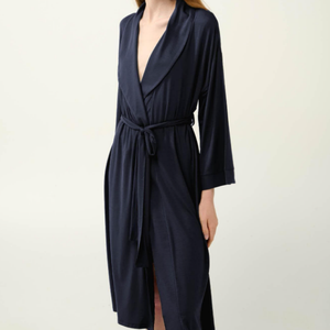 Oferta de Navidad: Bata de Baño Suave para Mujer <span class=keywords><strong>con</strong></span> Cuello Doblado, Bata de Modal Cómoda y Suave para Regalo Navideño - Product Image 4