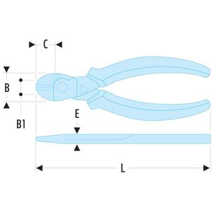 Facom-192.16g 192.G-เครื่องตัดแนวทแยงประสิทธิภาพสูง-คีม3148516738547และเครื่องตัดแนวทแยง - Product Image 2
