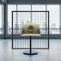 Casquette Snapback Personnalisée Perforée au Laser Respirante à 5 Panneaux avec Visière Plate et Patch Brodé pour Marques de Sports de Plein Air