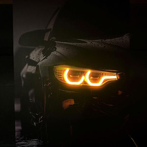 Luz de Neón LED Impresa con UV en Acrílico PVC, Arte de Pared, Póster Automotriz, Arte de Coche con Luz de Neón Decorativa - Product Image 2
