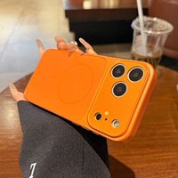 Transformez votre téléphone 17 Pro Max, coque pour 16, grande fenêtre, couverture intégrale, mat, pour 15, coque magnétique en TPU Corning 360